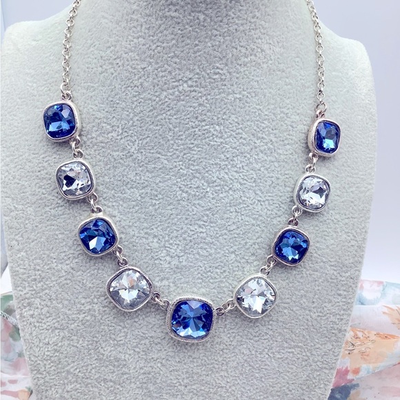 Trifari Rhinestone Necklace Modern - Picture 1 of 3